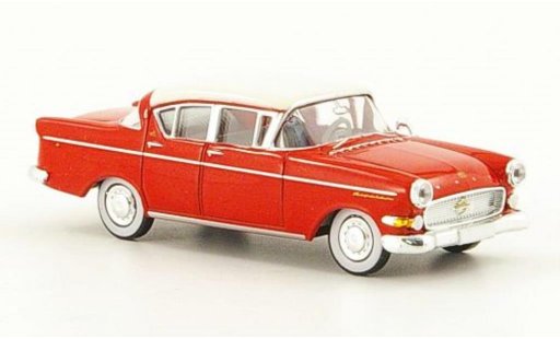 Opel Kapitan P2.5 1/87 Brekina P-L 2.5 rot/weiss 1958 modellautos