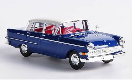 Opel Kapitan P2.6 1/87 Brekina blau/weiss modellautos