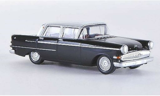 Opel Kapitan P2.6 1/87 Herpa schwarz/weiss modellautos