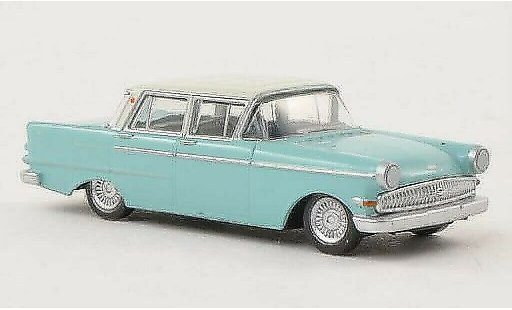 Opel Kapitan P2.6 1/87 Herpa t&Atilde;&frac14;rkis/grau modellautos