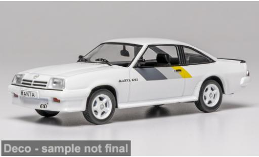 Opel Manta 1/43 IXO B GSI weiss/Dekor 1984 1:43 modellautos
