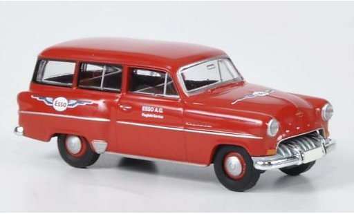 Opel Olympia Base 1/87 Brekina Caravan Esso Flugservice modellautos