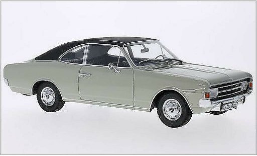Opel Rekord C 1/18 Minichamps 1700 L Coupe grau/matt-schwarz 1966 modellautos