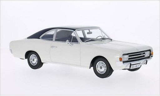 Opel Rekord C 1/18 Minichamps 1700 L Coupe weiss/blau 1966 modellautos