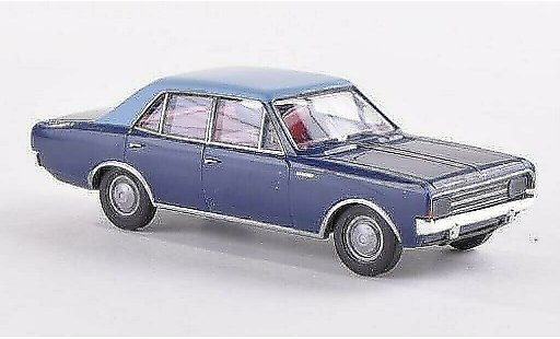Opel Rekord C 1/87 Brekina blau/blau modellautos