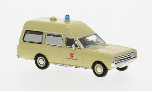 Opel Rekord 1/87 Brekina C KTW 1968 Malteser 1:87 modellautos