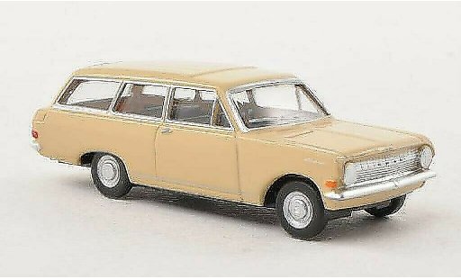 Opel Rekord Base 1/87 Herpa CarAVan beige modellautos