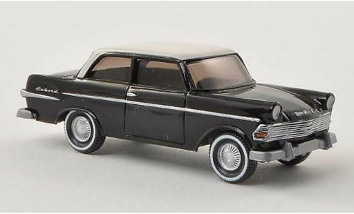 Opel Rekord P2 1/87 Wiking schwarz/elfenbein 1960 modellautos