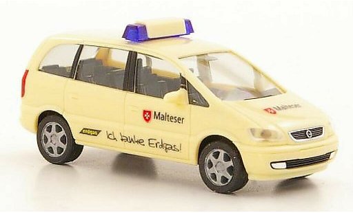 Opel Zafira Base 1/87 Herpa Malteser modellautos