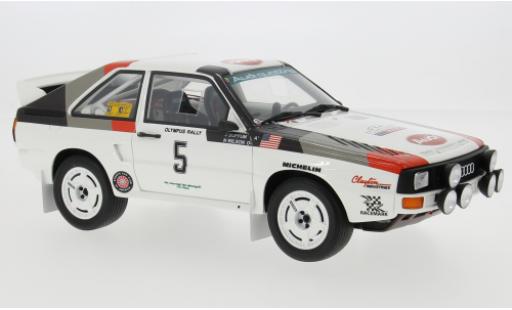 Modellautos Audi Sport Quattro 1/18 Ottomobile Sport quattro Rally Olympus 1986 #5 1:18 Audi Sport Quattro 1/18 Ottomobile Sport quattro Rally Olympus 1986 #5 1:18 modellautos