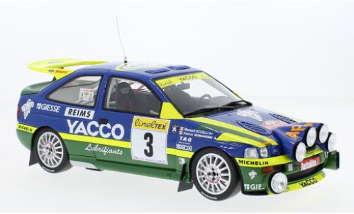 Modellautos Ford Escort 1/18 Ottomobile RS Cosworth No.3 Yacco Rallye WM Rallye Monte Carlo 1996 Ford Escort 1/18 Ottomobile RS Cosworth No.3 Yacco Rallye WM Rallye Monte Carlo 1996 modellautos