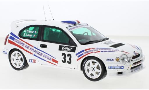 Modellautos Toyota Corolla 1/18 Ottomobile WRC No.33 Equipe de France FFSA Rallye WM Tour de Corse 2000 Toyota Corolla 1/18 Ottomobile WRC No.33 Equipe de France FFSA Rallye WM Tour de Corse 2000 modellautos