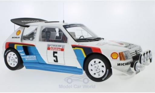 Modellautos Peugeot 205 1/18 Ottomobile T16 Evo 2 No.5 Talbot Sport Rallye WM Rallye Tour de Corse 1986 B.Saby/J-F.Fauchille Peugeot 205 1/18 Ottomobile T16 Evo 2 No.5 Talbot Sport Rallye WM Rallye Tour de Corse 1986 B.Saby/J-F.Fauchille modellautos