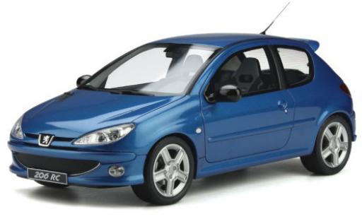 Modellautos Peugeot 206 1/18 Ottomobile RC mettalic blau 2003 Peugeot 206 1/18 Ottomobile RC mettalic blau 2003 modellautos