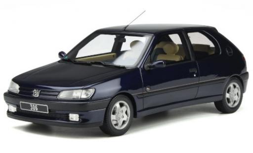 Peugeot 306 1/18 Ottomobile Eden Park mettalic blau 1995 modellautos