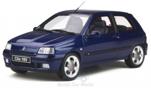 Modellautos Renault Clio 1/18 Ottomobile 16V (Phase 2) mettalic blau 1995 Renault Clio 1/18 Ottomobile 16V (Phase 2) mettalic blau 1995 modellautos