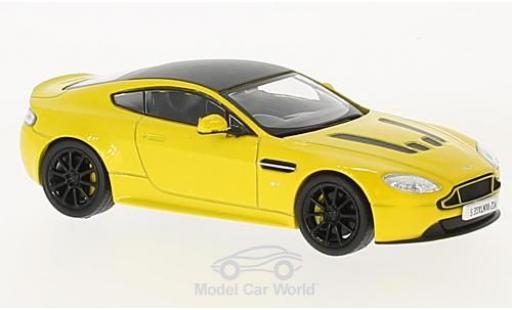 Aston Martin Vantage 1/43 Oxford S mettalic gelb/schwarz RHD modellautos