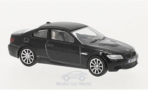 Bmw M3 1/76 Oxford (E92) Coupe mettalic schwarz RHD modellautos