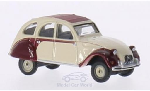 Modellautos Citroen 2CV 1/76 Oxford Dolly rot/beige RHD Citroen 2CV 1/76 Oxford Dolly rot/beige RHD modellautos