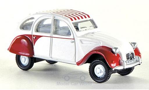 Modellautos Citroen 2CV 1/76 Oxford Dolly weiss/rot RHD Citroen 2CV 1/76 Oxford Dolly weiss/rot RHD modellautos