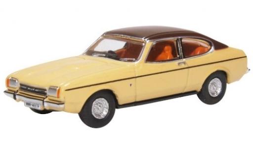 Modellautos Ford Capri 1/76 Oxford Mk2 beige/matt-braun RHD Ford Capri 1/76 Oxford Mk2 beige/matt-braun RHD modellautos