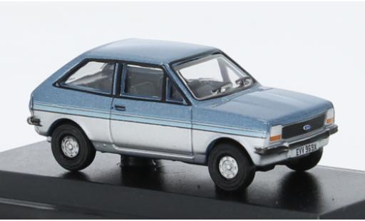 Ford Fiesta 1/76 Oxford MKI metallise blau/silber 1:76 modellautos