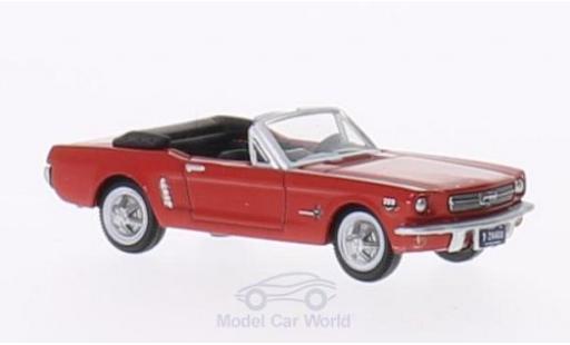 Modellautos Ford Mustang 1/87 Oxford Cabrio rot 1965 Ford Mustang 1/87 Oxford Cabrio rot 1965 modellautos