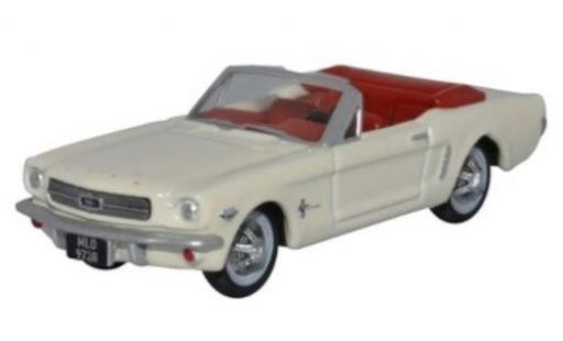 Modellautos Ford Mustang 1/87 Oxford Cabrio weiss 1965 Ford Mustang 1/87 Oxford Cabrio weiss 1965 modellautos