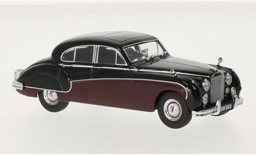 Jaguar MK 1/43 Oxford IX schwarz/rot RHD modellautos