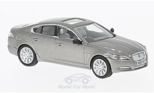 Jaguar XF 1/76 Oxford mettalic grau modellautos