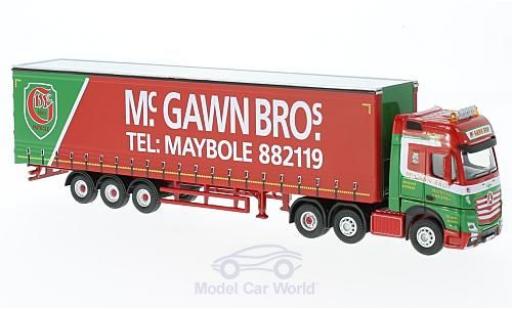 Modellautos Mercedes Actros 1/76 Oxford GSC McGawn Bros Gardinenplanensattelzug Mercedes Actros 1/76 Oxford GSC McGawn Bros Gardinenplanensattelzug modellautos
