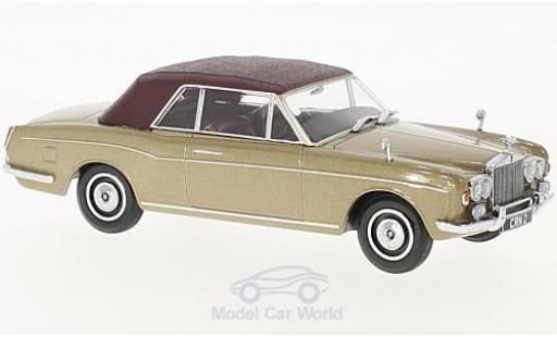 Modellautos Rolls Royce Corniche 1/43 Oxford Cabrio mettalic beige/matt-rot RHD geschlossen Rolls Royce Corniche 1/43 Oxford Cabrio mettalic beige/matt-rot RHD geschlossen modellautos