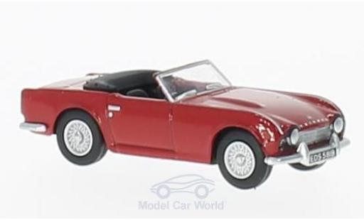 Triumph TR4 1/76 Oxford rot modellautos