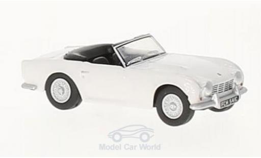 Triumph TR4 1/76 Oxford weiss modellautos