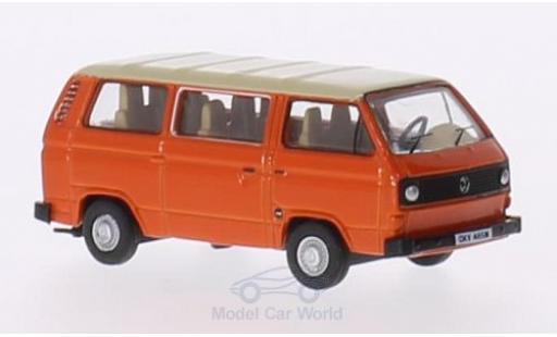 Modellautos Volkswagen T2 B 1/76 Oxford 5 Bus orange/beige Volkswagen T2 B 1/76 Oxford 5 Bus orange/beige modellautos