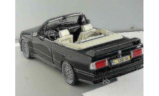 Bmw M3 Cabriolet 1/18 Autoart E30 schwarz jantes bbs 17 pouces modellautos