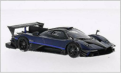 Pagani Zonda R 1/43 Spark Evolucion blau/carbon 2014 modellautos