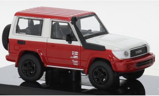 Modellautos Toyota Land Cruiser 1/64 Para64 71 SWB rouge/blanche 2014 Toyota Land Cruiser 1/64 Para64 71 SWB rouge/blanche 2014 modellautos