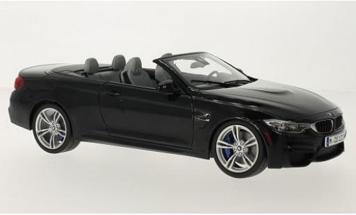 Bmw M4 1/18 Paragon (F83) Cabriolet schwarz modellautos