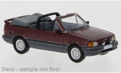 Ford Escort 1/87 PCX87 IV Cabriolet mettalic rot/mettalic grau 1986 Exklusiv bei Model Car World modellautos