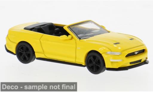 Modellautos Ford Mustang 1/87 PCX87 VI Cabriolet gelb 2020 1:87 Ford Mustang 1/87 PCX87 VI Cabriolet gelb 2020 1:87 modellautos