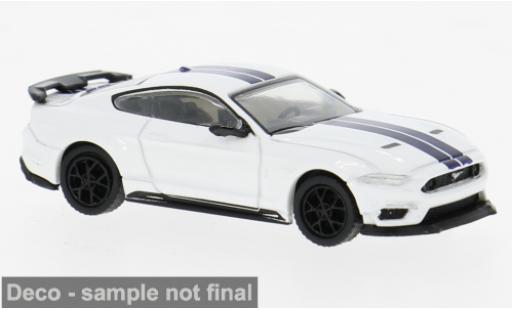 Modellautos Ford Mustang 1/87 PCX87 VI Mach I weiss/blau 2020 1:87 Ford Mustang 1/87 PCX87 VI Mach I weiss/blau 2020 1:87 modellautos