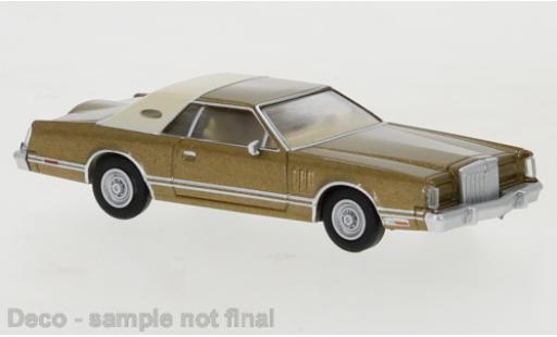 Modellautos Lincoln Continental 1/87 PCX87 Mark V gold/matt-beige 1977 Lincoln Continental 1/87 PCX87 Mark V gold/matt-beige 1977 modellautos