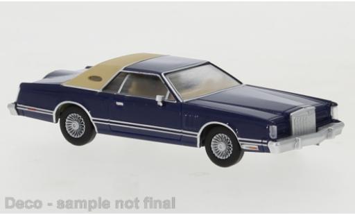 Modellautos Lincoln Continental 1/87 PCX87 Mark V mettalic blau 1977 Lincoln Continental 1/87 PCX87 Mark V mettalic blau 1977 modellautos