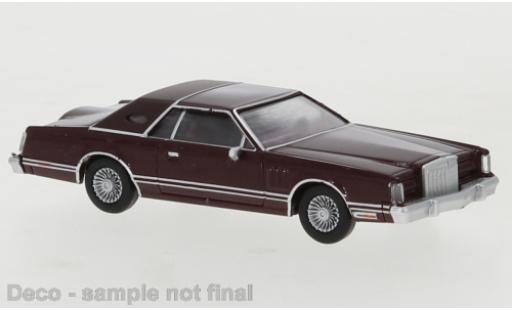 Modellautos Lincoln Continental 1/87 PCX87 Mark V mettalic rot 1977 Lincoln Continental 1/87 PCX87 Mark V mettalic rot 1977 modellautos