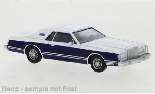 Modellautos Lincoln Continental 1/87 PCX87 Mark V weiss/mettalic blau 1977 Lincoln Continental 1/87 PCX87 Mark V weiss/mettalic blau 1977 modellautos