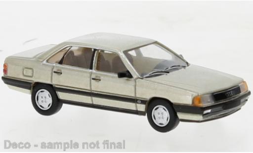 Modellautos Audi 100 1/87 PCX87 (C3) metallise beige 1982 Audi 100 1/87 PCX87 (C3) metallise beige 1982 modellautos