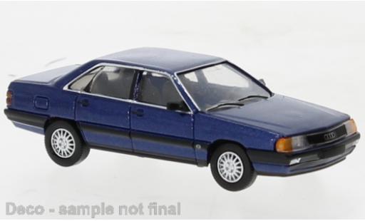 Modellautos Audi 100 1/87 PCX87 (C3) metallise bleu foncé 1982 Audi 100 1/87 PCX87 (C3) metallise bleu foncé 1982 modellautos