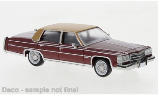 Modellautos Cadillac Fleetwood 1/87 PCX87 Brougham metallise rouge foncé/matte-brun 1982 Cadillac Fleetwood 1/87 PCX87 Brougham metallise rouge foncé/matte-brun 1982 modellautos