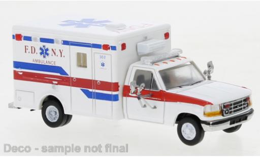 Modellautos Ford F-350 1/87 PCX87 Horton Ambulance blanche FDNY 1997 Ford F-350 1/87 PCX87 Horton Ambulance blanche FDNY 1997 modellautos